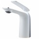 Norico Eden Chrome and White Bathroom Basin Mixer Tapware